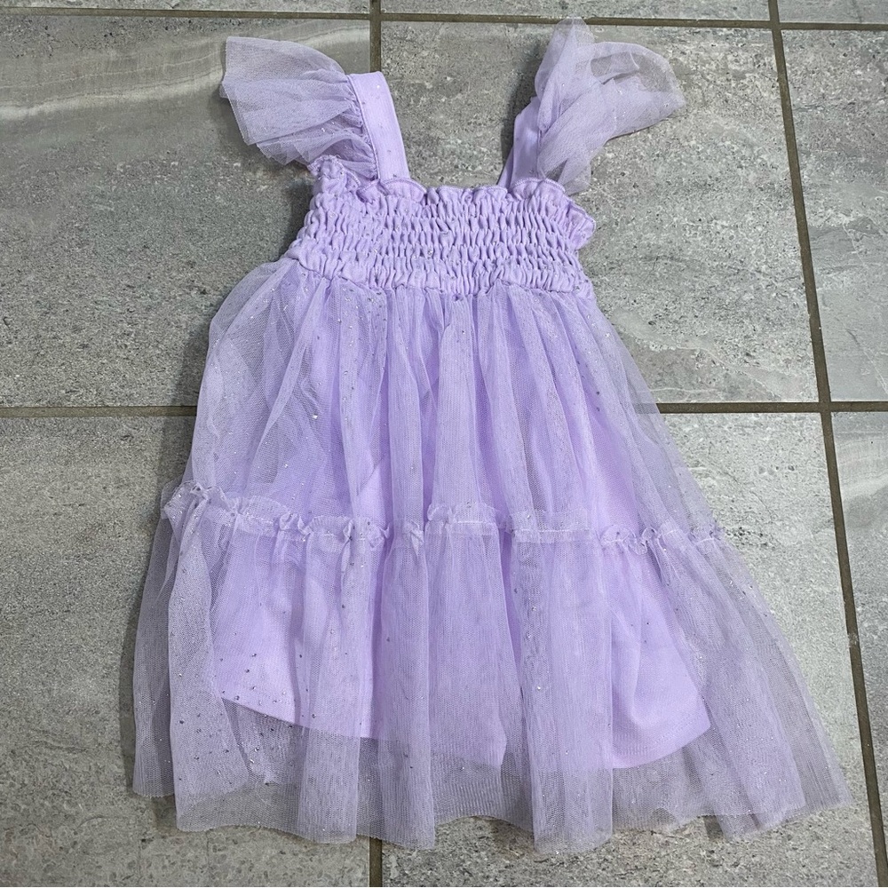 Zunie 3T Girls Lilac Purple Tulle Fairy Dress